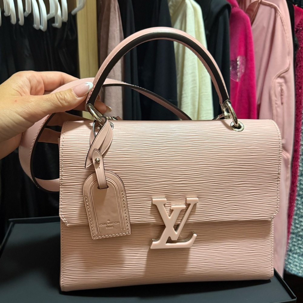 Louis Vuitton pink flap top handle bag- flawless